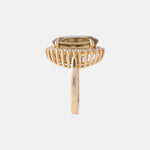 Groene Toermalijn Entourage Ring 14 karaat goud, Objet Dore