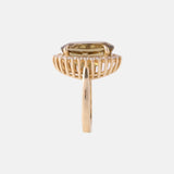 Groene Toermalijn Entourage Ring 14 karaat goud, Objet Dore