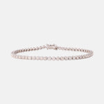 Ronde 2.04ct Diamant Tennisarmband 14 karaat witgoud, Objet Dore