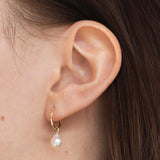 Baroque Pearl Earring 14k gold