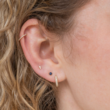 Classic Stud Piercing Sapphire 14k gold