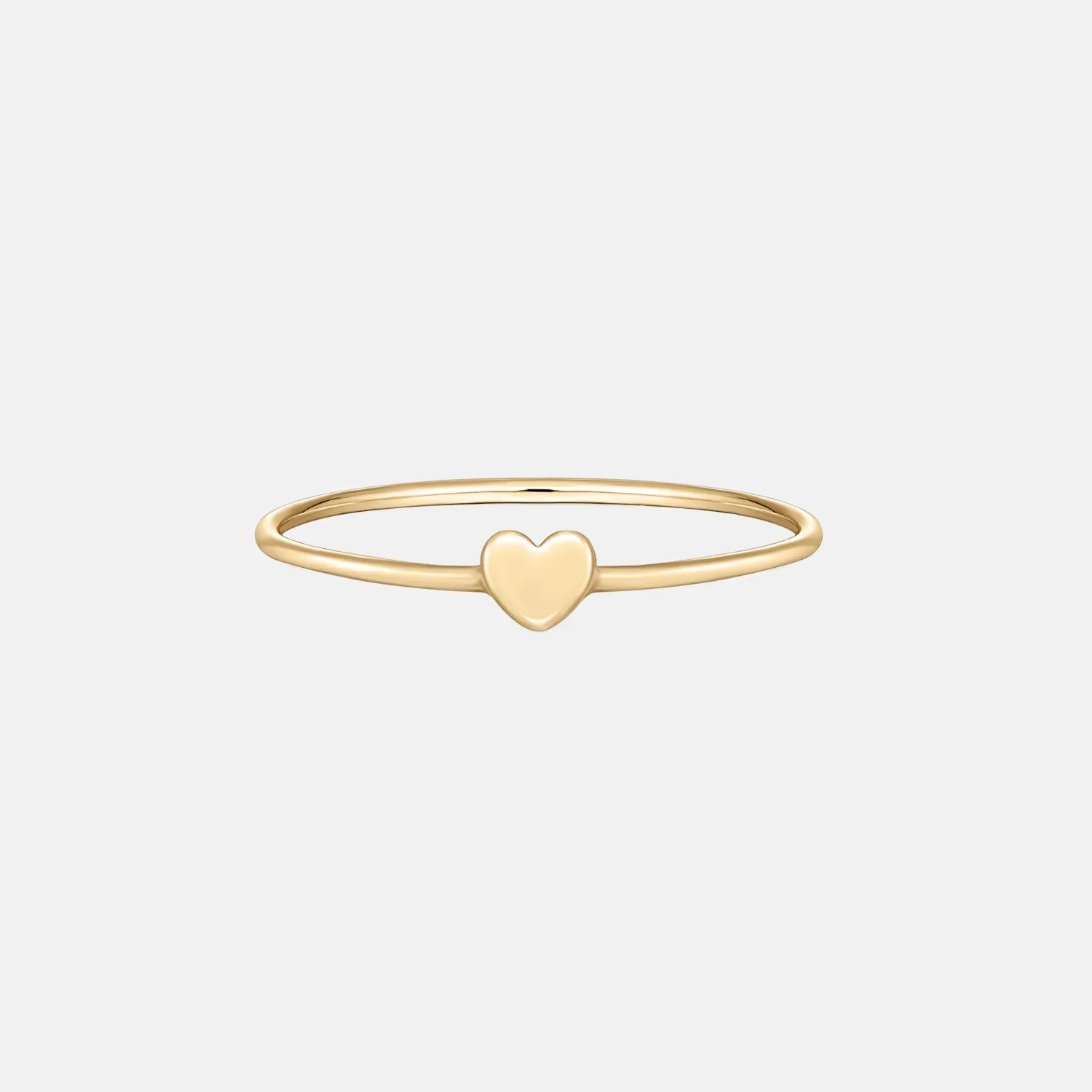 Heart ring 14k goud, Objet Dore