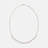 Anchor Schakel ketting Tanzaniet 14k geelgoud, Objet Dore