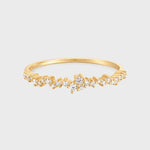 Wild Diamant Alliance Pavé Ring 14 karaat goud, Objet Dore