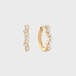 Wild Diamant Huggie 14k goud, Objet Dore