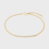 Rubi Bracelet - Diamond Tennis Chain 14k gold