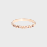 Belle Half Eternity Ring Diamond - 14k yellow gold