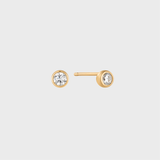 Bubble Diamond Stud Piercing 14k yellow gold
