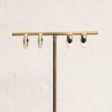 Solid Bold Huggie 14k yellow gold