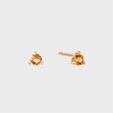 Classic Stud Piercing Citrine 14k gold