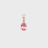Bobbie Tourmaline Pendant - 14k gold