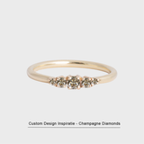 Izzy Ring Diamond - 14k yellow gold