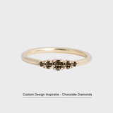 Izzy Ring Diamond - 14k yellow gold