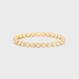 Bubble Diamant Eternity Ring 14k goud, Objet Dore, Ringen