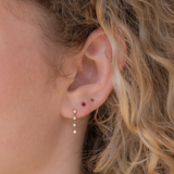 Shimmer Earrings Diamond 14k gold
