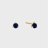 Classic Stud Piercing Sapphire 14k gold