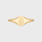 Perfect Signet Ring 14 karaat goud, Objet Dore