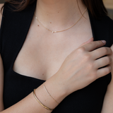 Rubi Bracelet - Diamond Tennis Chain 14k gold