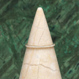 Timeless Diamond Pavé Alliance Ring 14k gold