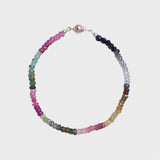Mia Bracelet Watermelon Tourmaline - 14k yellow gold