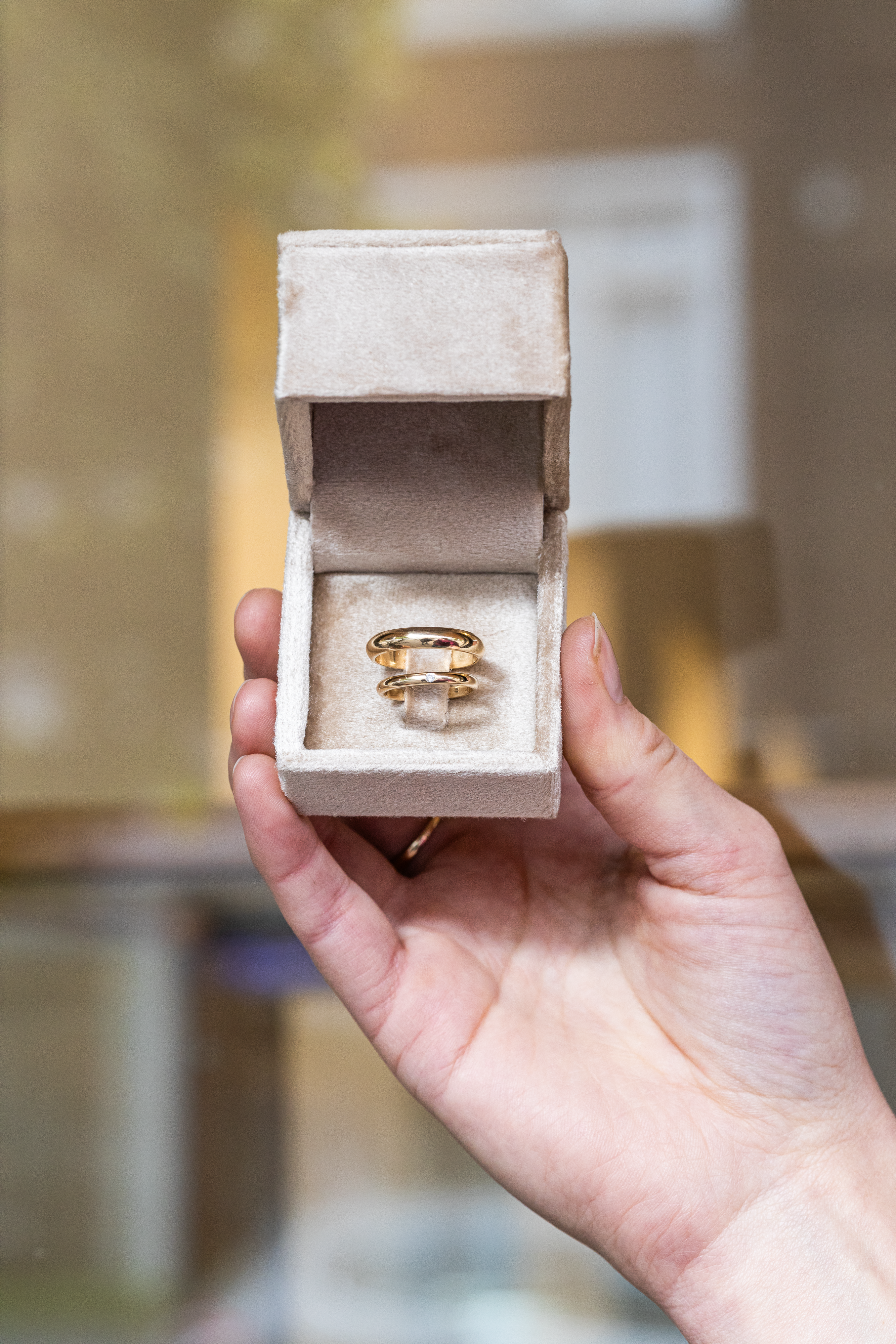 CUSTOM MADE WEDDING RINGS FROM OLD GOLD