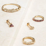 Wild Diamond Alliance Pavé Ring 14 carat gold