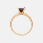 Granaat Solitair Ring 18k, Objet Dore