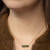 Bibi Square Collier Toermalijn 14k geelgoud