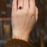 Megan Ring | Rhodoliet Granaat & Diamant