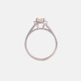 1ct Diamant & Diamanten Halo Ring 14 karaat goud, Objet Dore