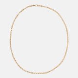 Solid Rolo Chain Ketting 14 karaat goud, Objet Dore