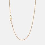 Solid Rope Chain Ketting 14 karaat goud, Objet Dore