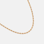 Solid Rope Chain Ketting 14 karaat goud, Objet Dore