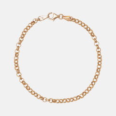 Rolo Chain Armband 14 karaat goud, Objet Dore