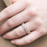 Diamanten Eternity Ring 14 karaat goud