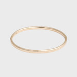 Elegant Bangle Armband Ovaal 3mm 14k goud, Objet Dore