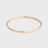 Elegant Bangle Armband Ovaal 3mm 14k goud, Objet Dore