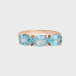 Ivy - Vintage Apatiet Trilogie Ring 10k Geelgoud, Objet Dore