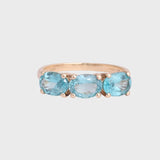 Ivy - Vintage Apatiet Trilogie Ring 10k Geelgoud, Objet Dore