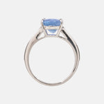 Cornflower Blue Ceylon Saffier Alliance Ring 18k goud, Objet Dore