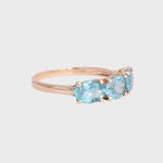 Ivy - Vintage Apatiet Trilogie Ring 10k Geelgoud, Objet Dore