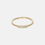 Pinkring Diamant 14 karaat goud, Objet Dore