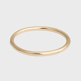 Classic Bangle Armband Rond 14 karaat goud, Objet Dore