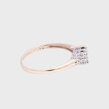 Marley - Vintage Diamant Cluster ring 9k goud