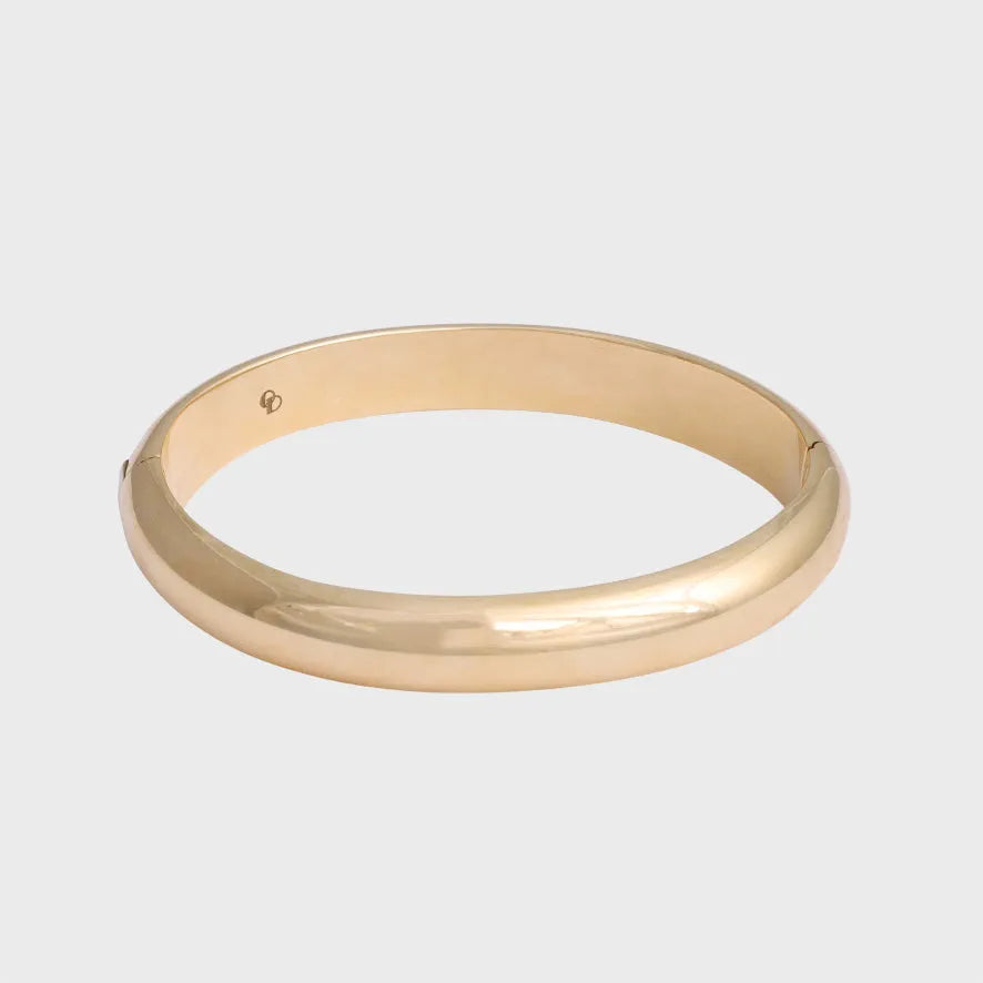 Classic Bangle Armband 10mm 14 karaat goud, Objet Dore