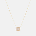 Square Multi-cut Diamant Collier & Hanger 18 karaat goud, Objet Dore