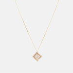 Square Multi-cut Diamant Collier & Hanger 18 karaat goud, Objet Dore