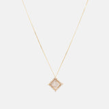 Square Multi-cut Diamant Collier & Hanger 18 karaat goud, Objet Dore