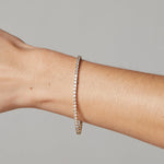 Diamanten Tennisarmband 5.28kt 14 karaat goud, Objet Dore