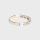 Lune | Diamant Baguette Half Eternity Ring